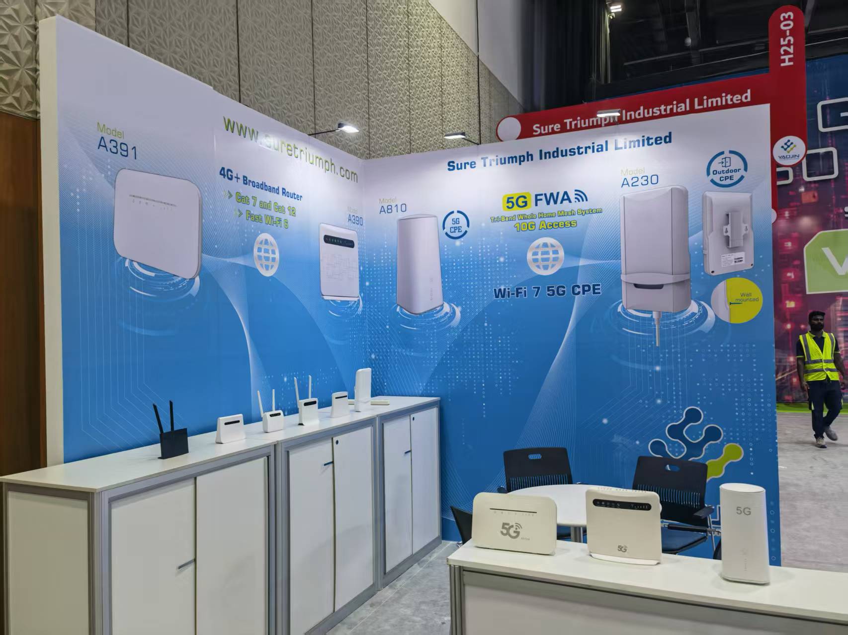 Yaojin tham gia hội chợ Gitex 2025 tại Dubai